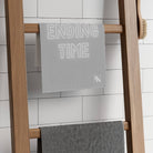 Happy Ending Time Silver Mix & Match Soft Sex Towels | Naughty Lovers’ Gifts