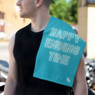 Happy Ending Time Teal Mix & Match Soft Sex Towels | Naughty Lovers’ Gifts