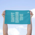 Happy Ending Time Teal Mix & Match Soft Sex Towels | Naughty Lovers’ Gifts