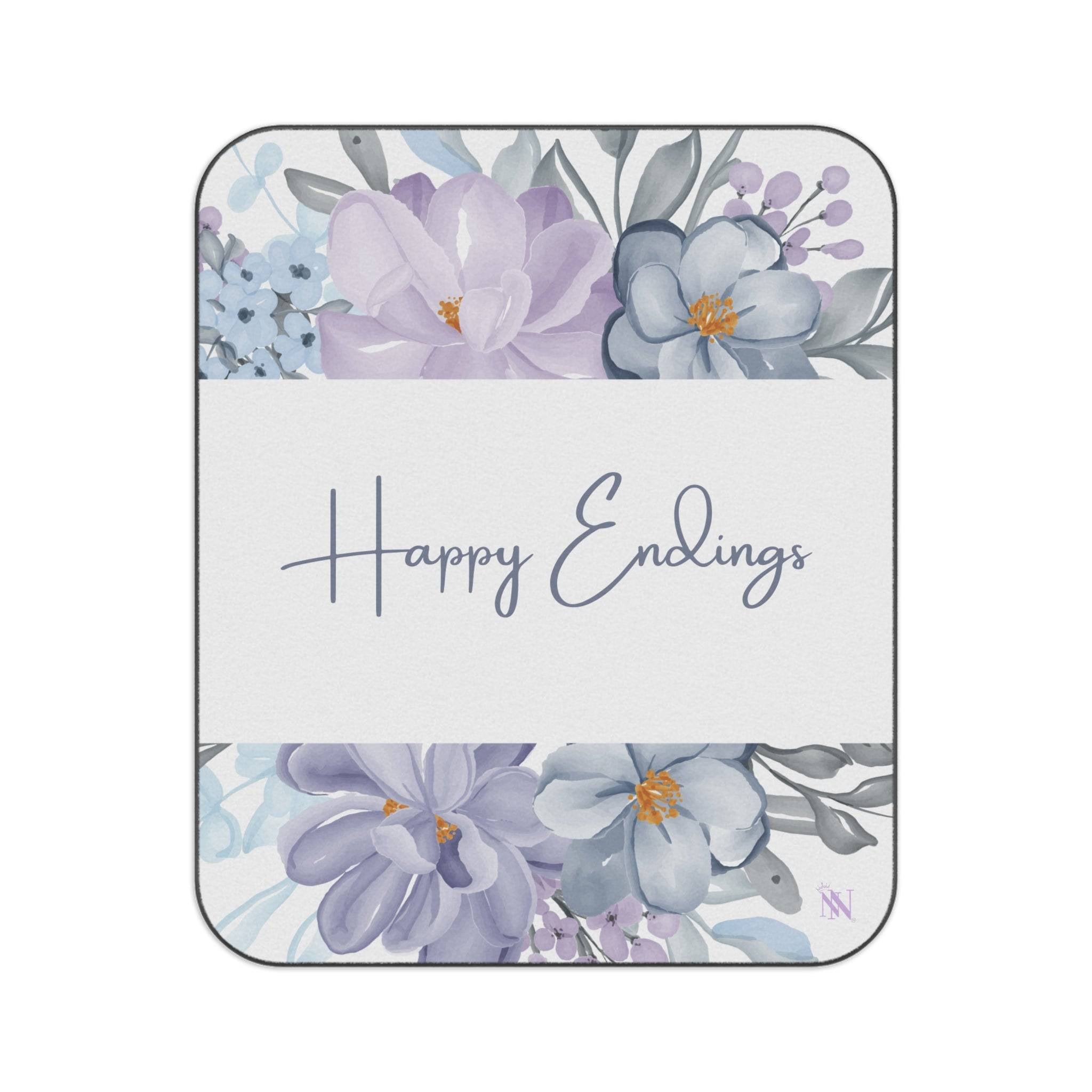 Happy Endings Floral | Mix Match Fun-Flirty Lovers’ Water-Resistant Blankets