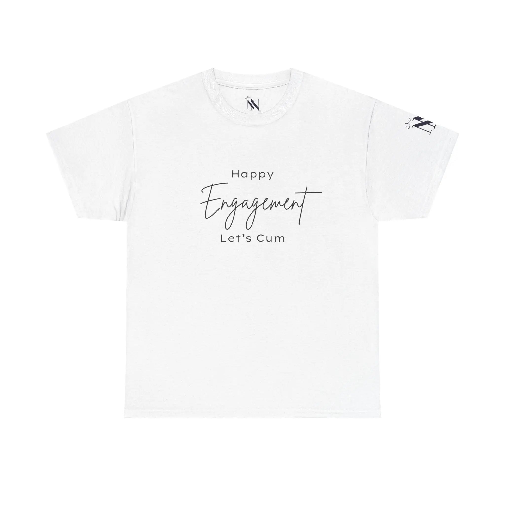Happy Engagement Let’s Cum | Mix & Match 100% Cotton Unisex Fun-Flirty Lovers’ Tees
