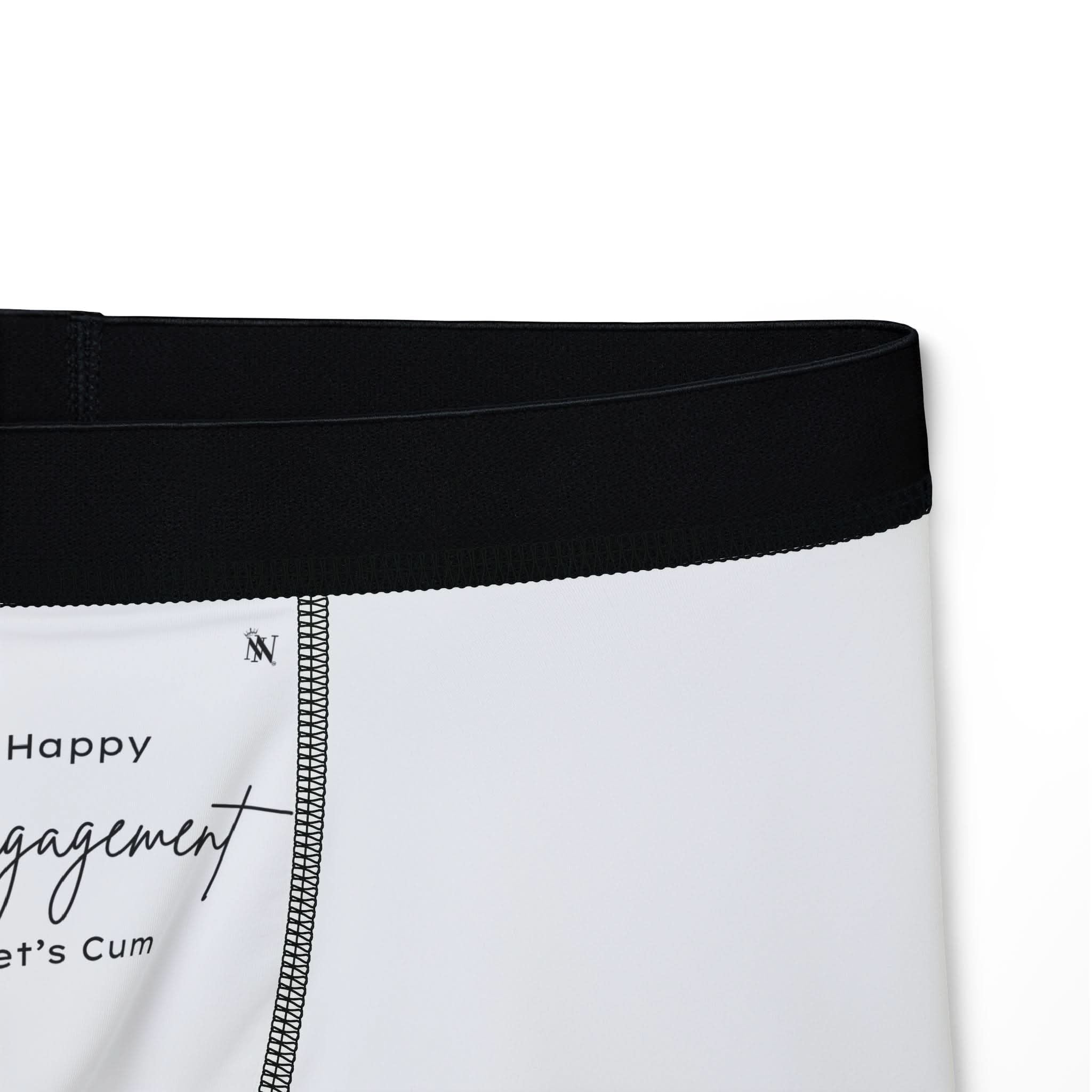 Happy Engagement Let’s Cum | Mix & Match Fun-Flirty Lovers’ Boxer Briefs
