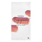 Happy Engagement Let’s Cum | Mix & Match Naughty XL Fun-Flirty Lovers’ Towels