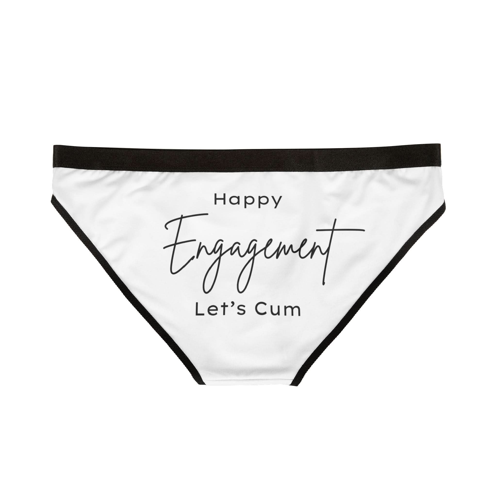 Happy Engagement Let’s Cum | Mix & Match Women’s Fun-Flirty Lovers’ Panties