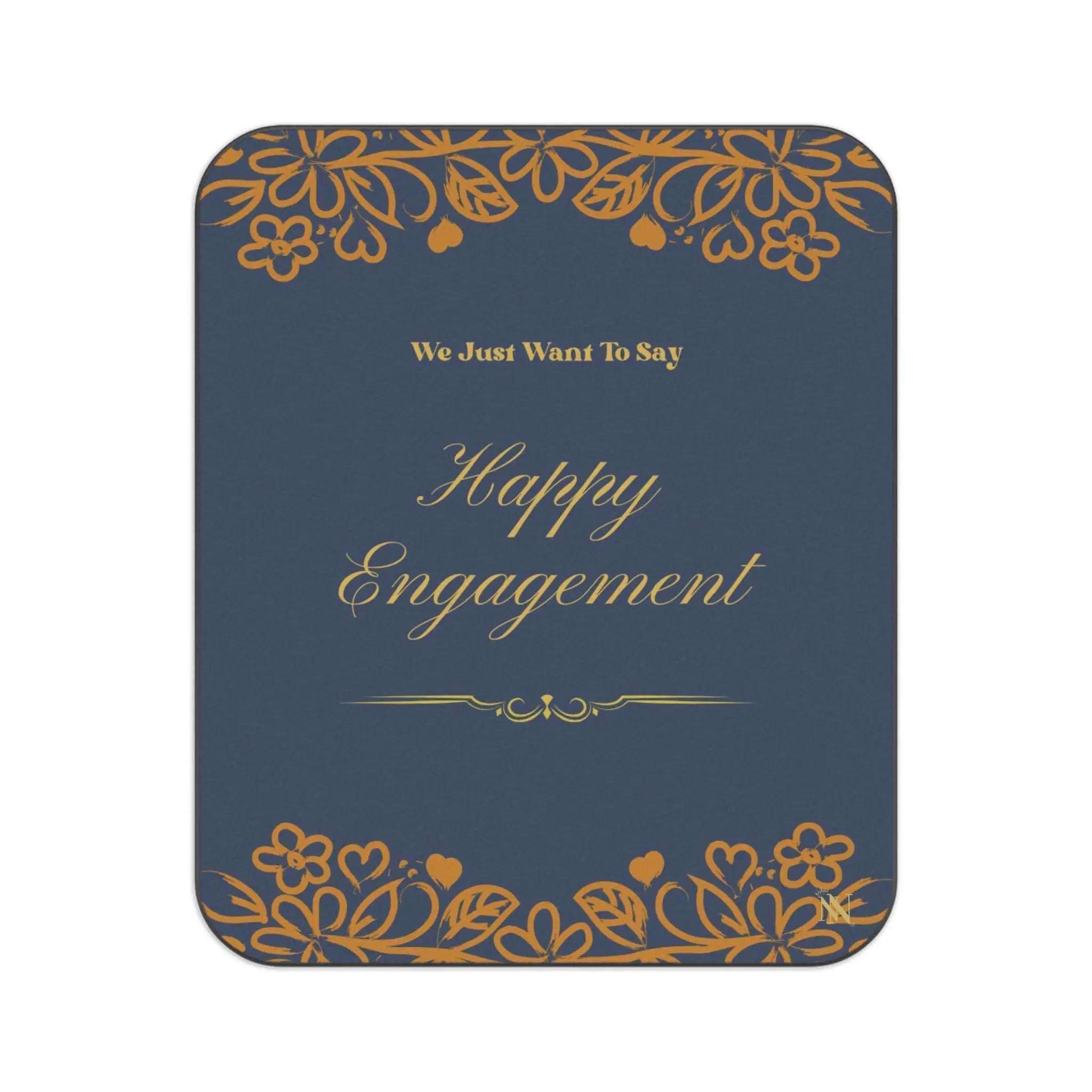 Happy Engagement | Mix Match Fun-Flirty Lovers’ Water-Resistant Blankets