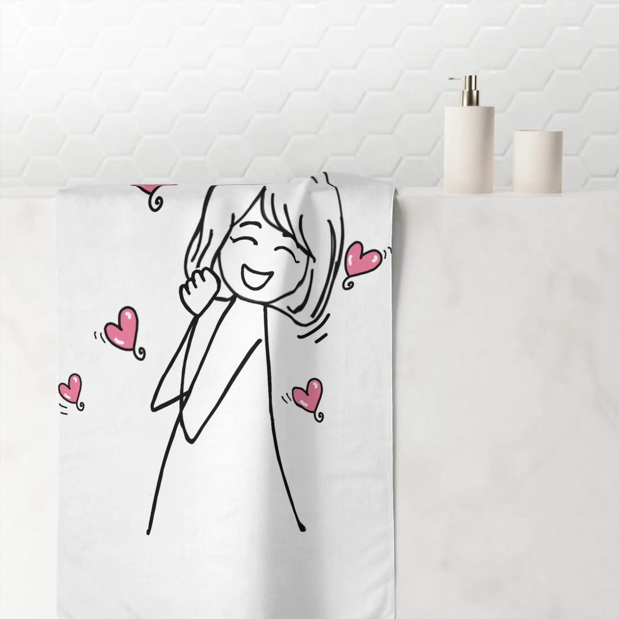 Happy Girl | Mix & Match Naughty XL Fun-Flirty Lovers’ Towels