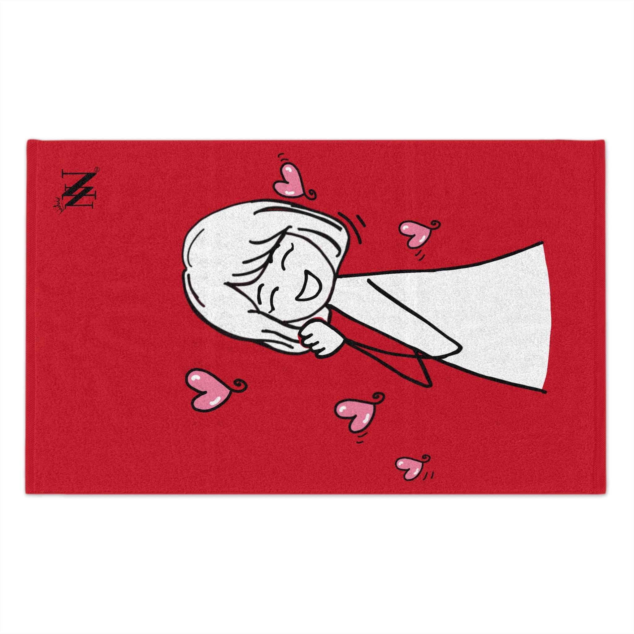 Happy Girl Red | Mix & Match Soft Fun-Flirty Lovers’ Towels