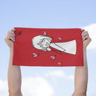 Happy Girl Red | Mix & Match Soft Fun-Flirty Lovers’ Towels