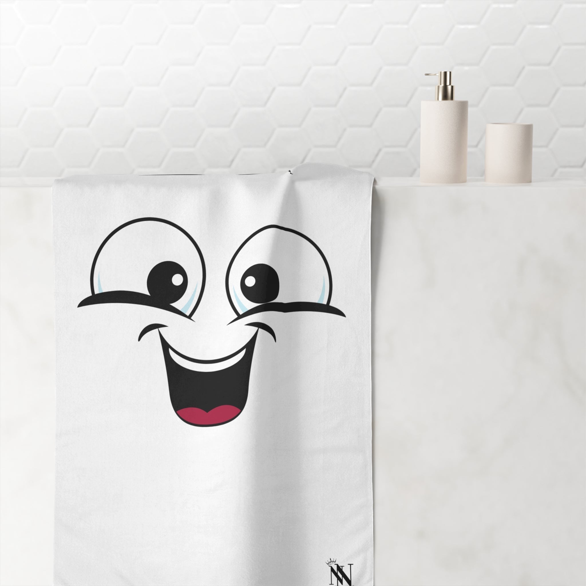 Happy! | Mix & Match Naughty XL Fun-Flirty Lovers’ Towels