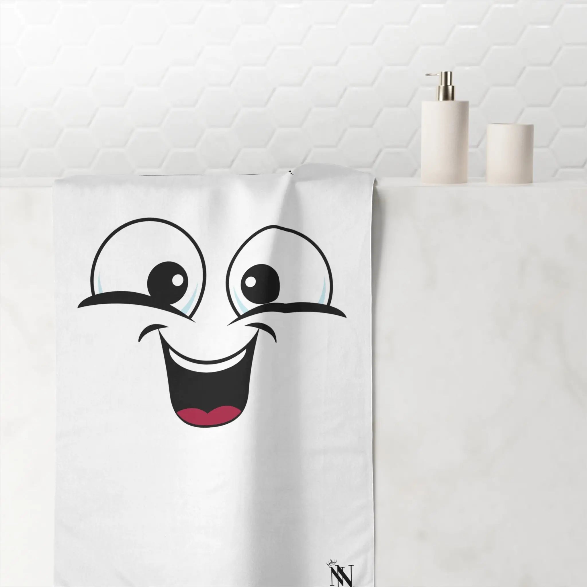 Happy! | Mix & Match Naughty XL Fun-Flirty Lovers’ Towels