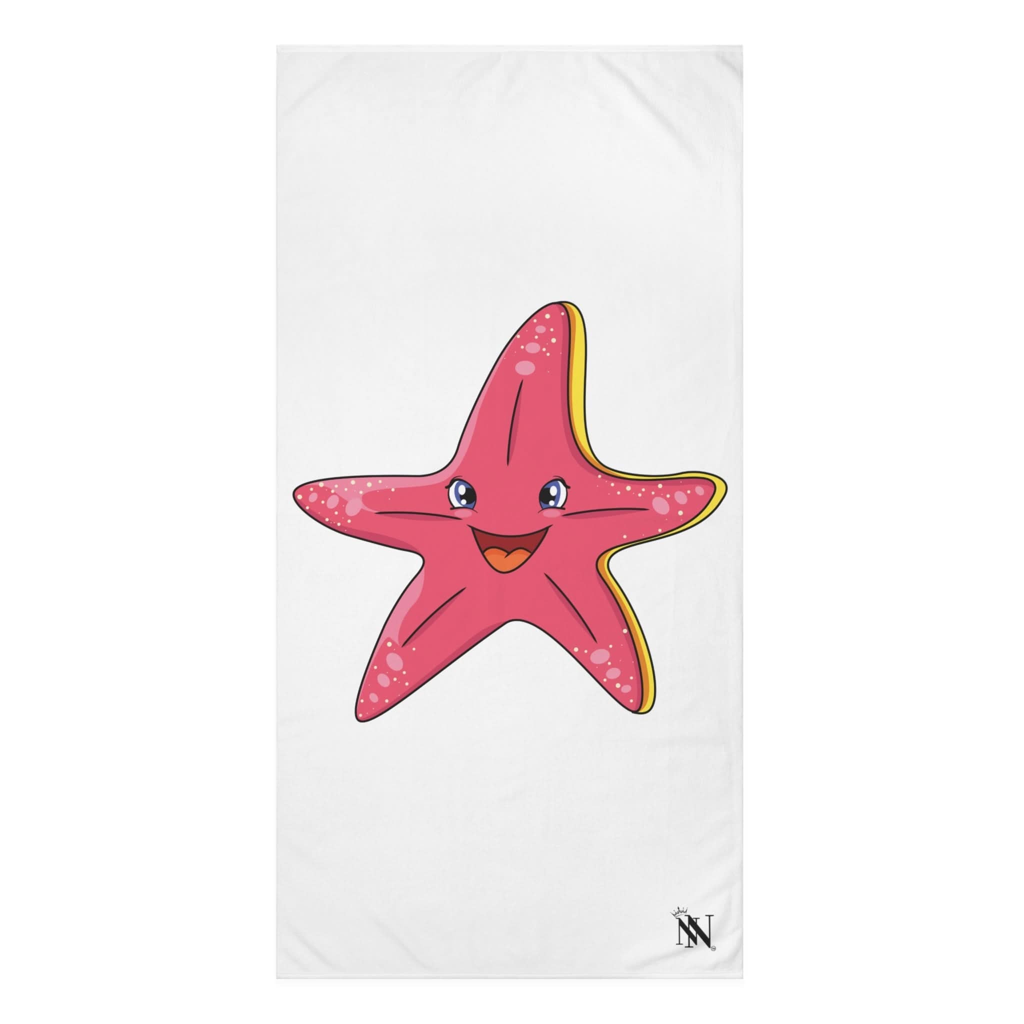 Happy Pink Starfish | Mix & Match Naughty XL Fun-Flirty Lovers’ Towels