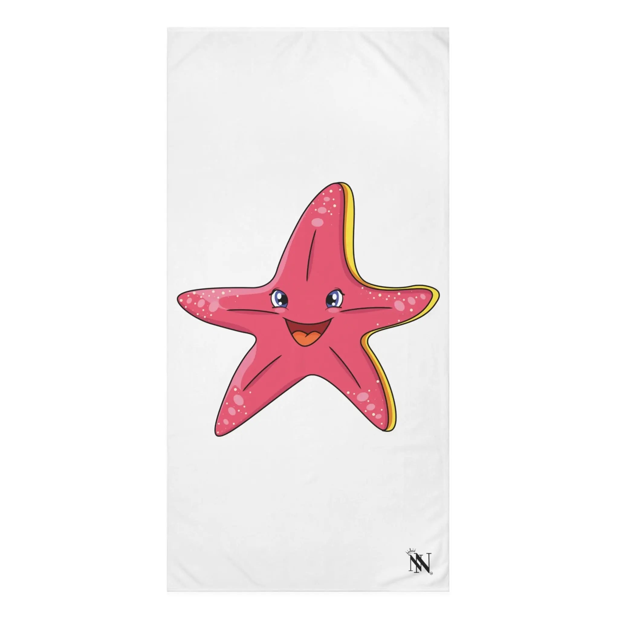 Happy Pink Starfish | Mix & Match Naughty XL Fun-Flirty Lovers’ Towels