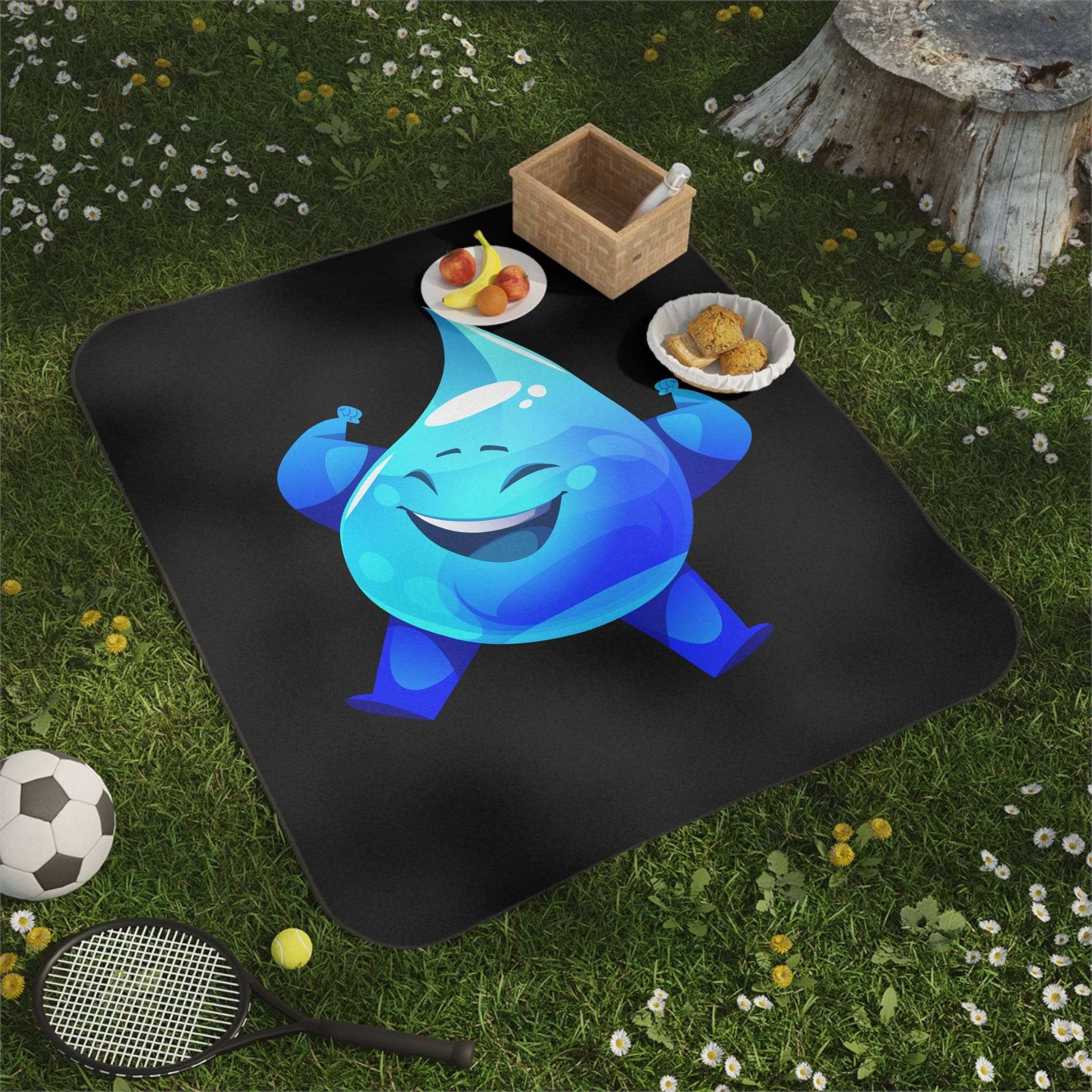 Happy Rain Drop | Mix Match Fun-Flirty Lovers’ Water-Resistant Blankets