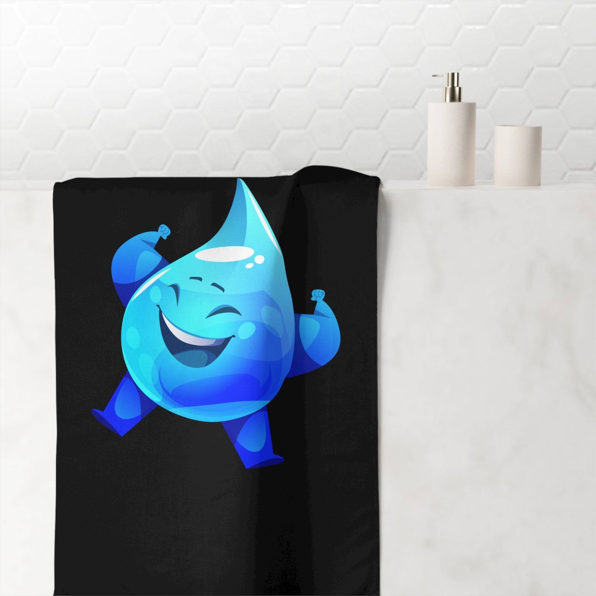 Happy Rain Drop | Mix & Match Naughty XL Fun-Flirty Lovers’ Towels