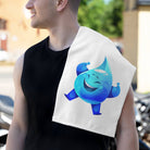 Happy Rain Drop White Mix & Match Soft Sex Towels | Naughty Lovers’ Gifts