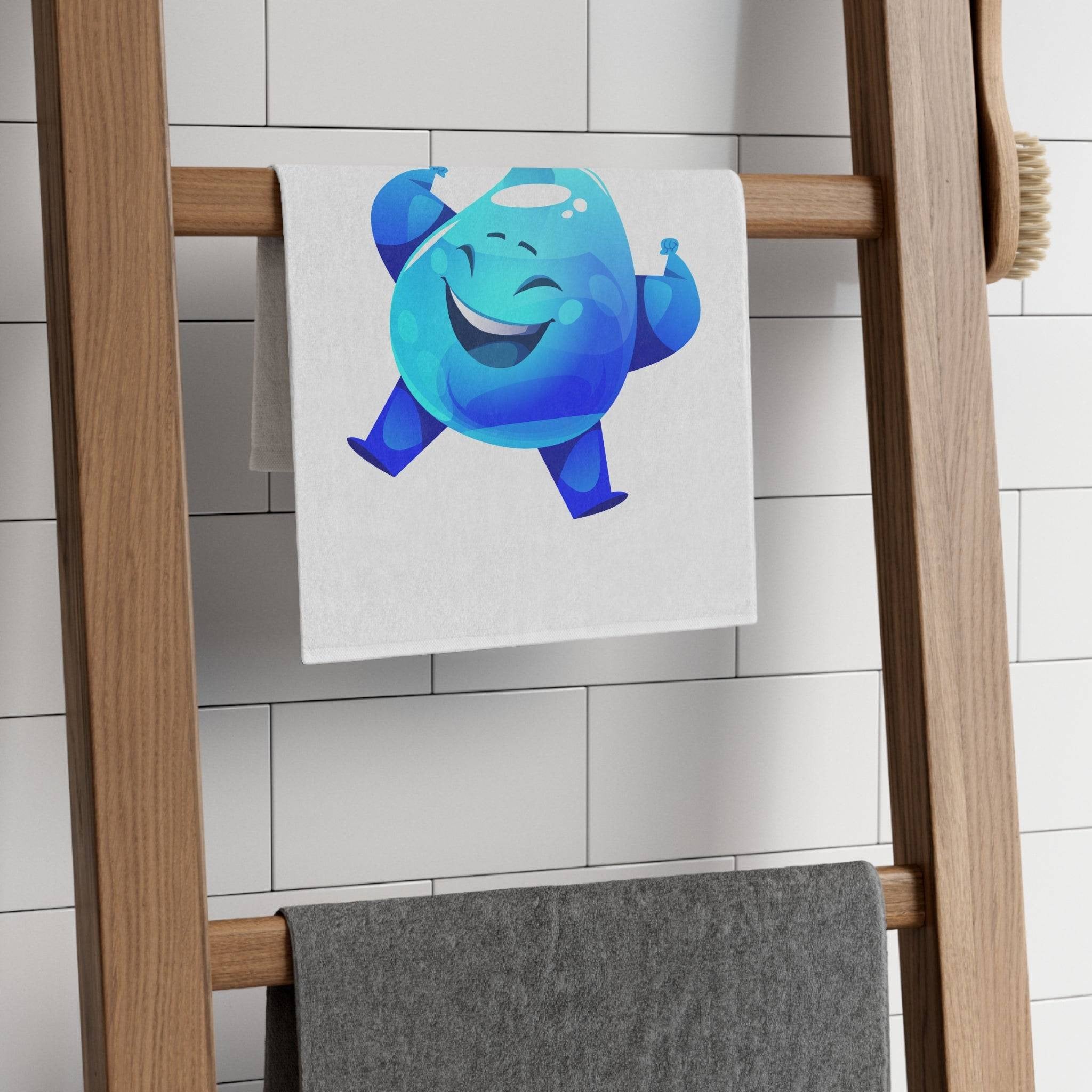 Happy Rain Drop White Mix & Match Soft Sex Towels | Naughty Lovers’ Gifts