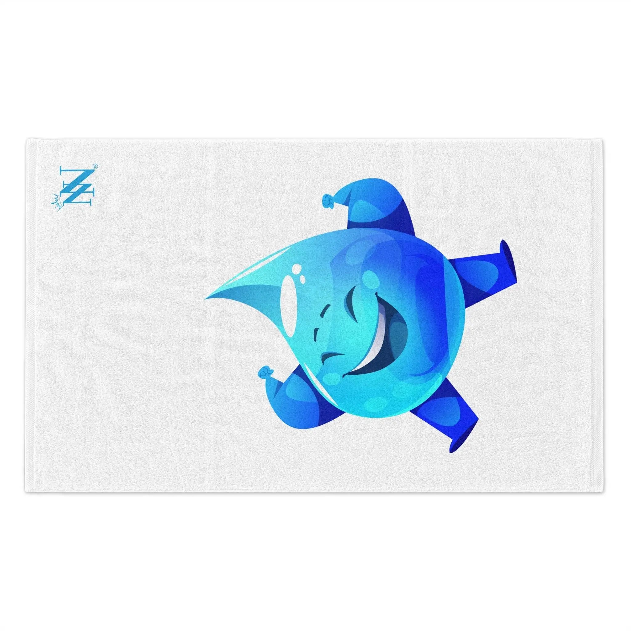Happy Rain Drop White Mix & Match Soft Sex Towels | Naughty Lovers’ Gifts