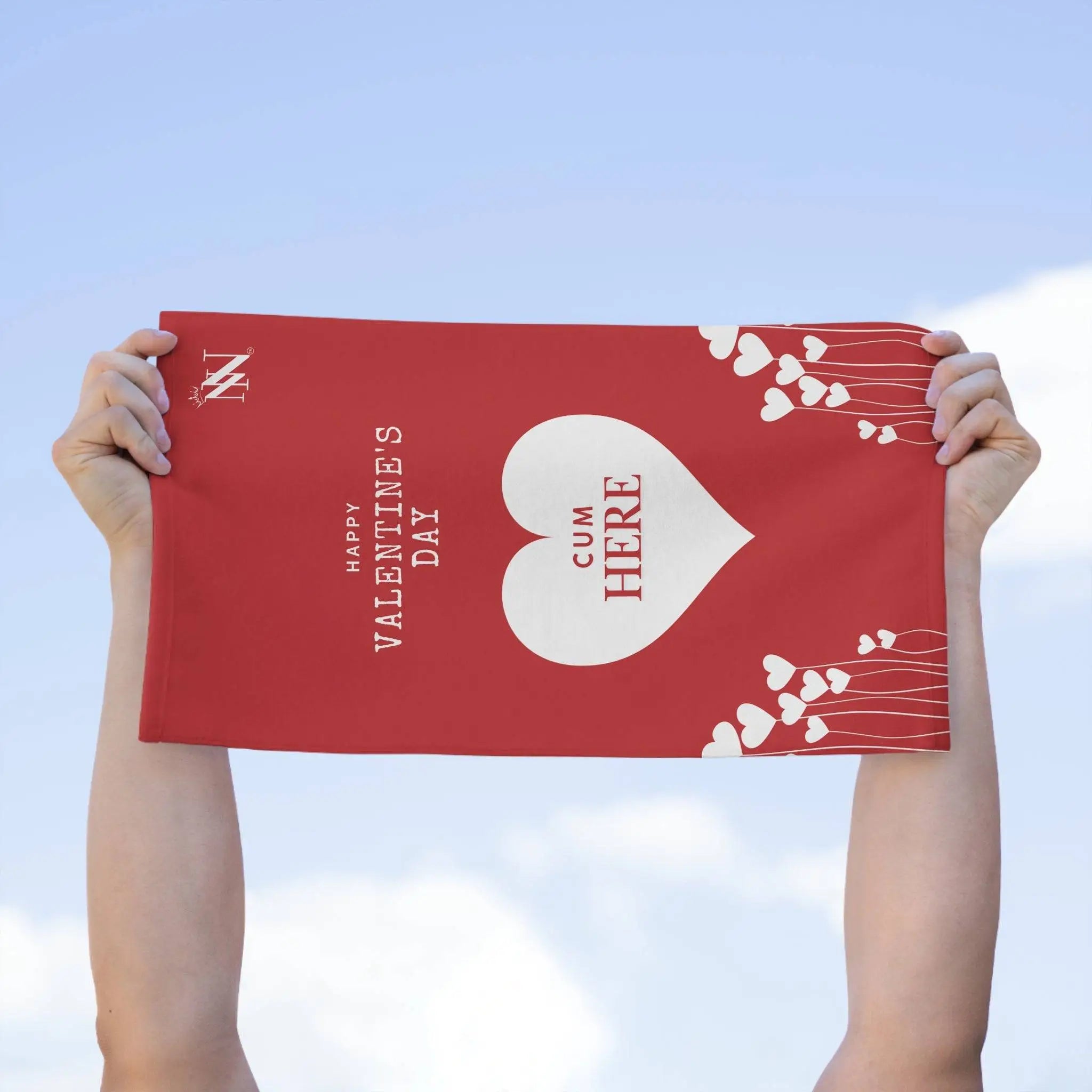 Happy Valentine’s Day Cum Here | Mix & Match Fun-Flirty Lovers’ Towels