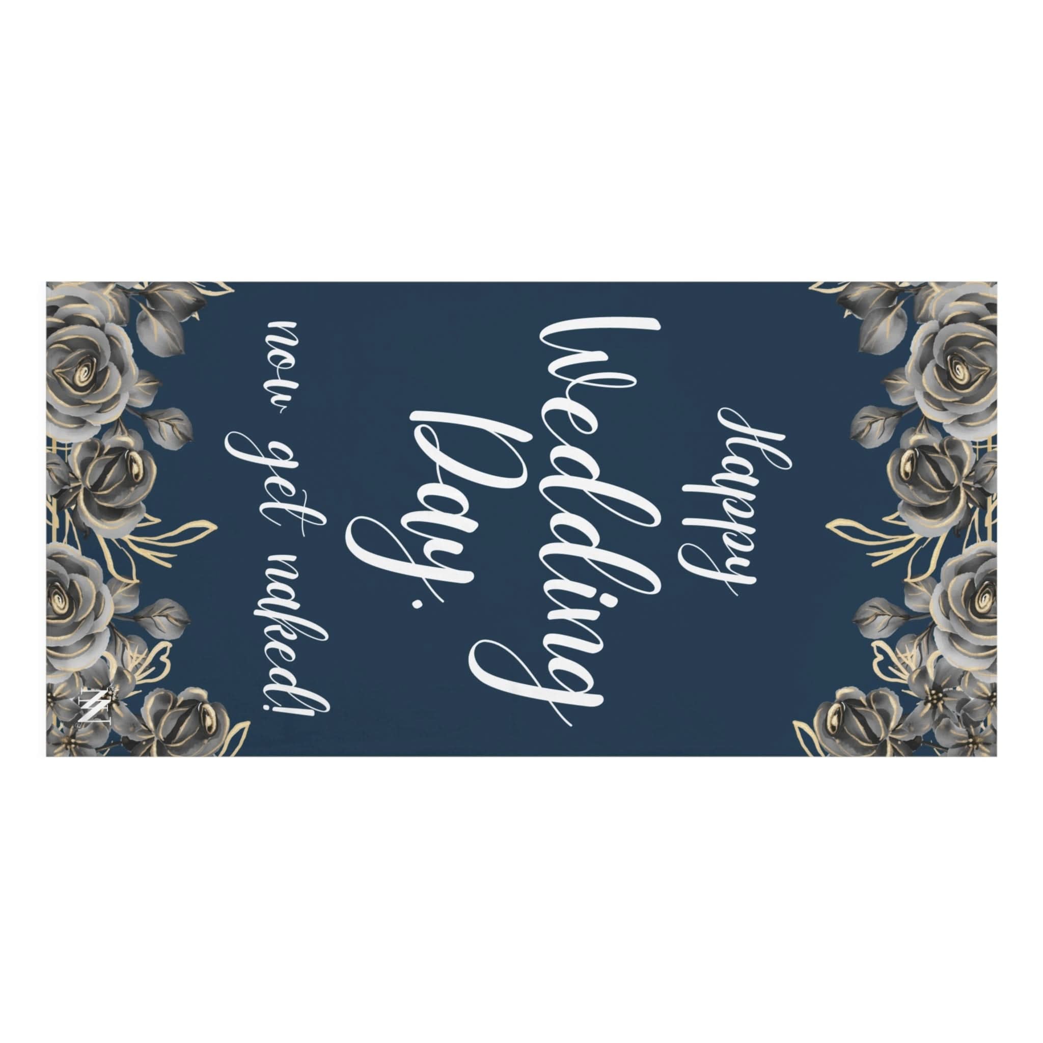 Happy Wedding Day Elegant | Mix & Match Naughty XL Fun-Flirty Lovers’ Towels