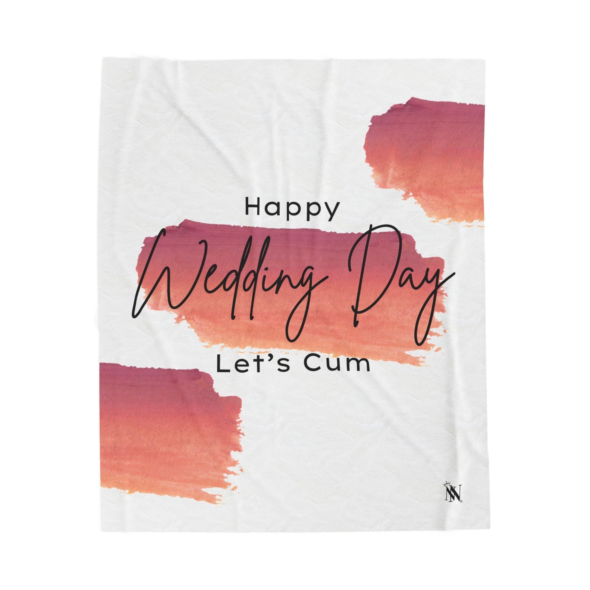 Happy Wedding Day Let’s Cum | Mix & Match Fun-Flirty Lovers’ Blankets