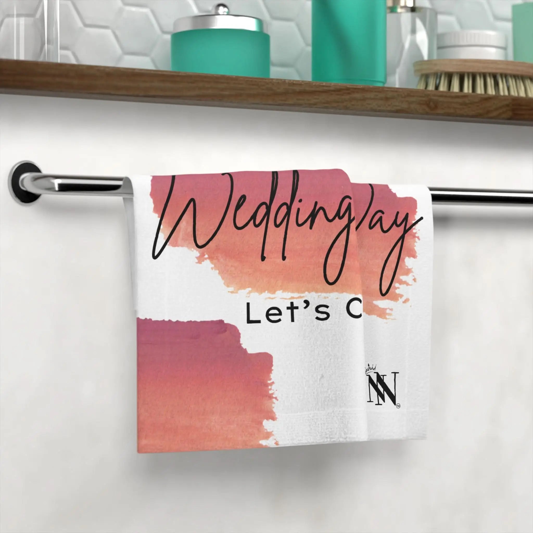 Happy Wedding Day Let’s Cum | Mix & Match Lils’ Fun-Flirty Lovers’ Towels