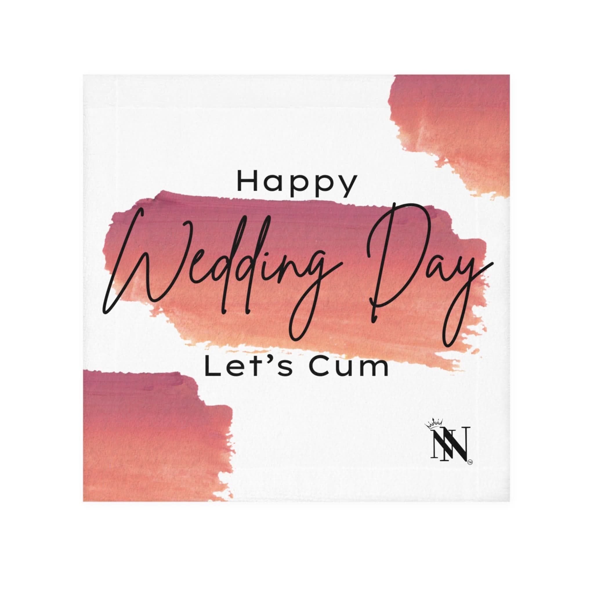Happy Wedding Day Let’s Cum | Mix & Match Lils’ Fun-Flirty Lovers’ Towels