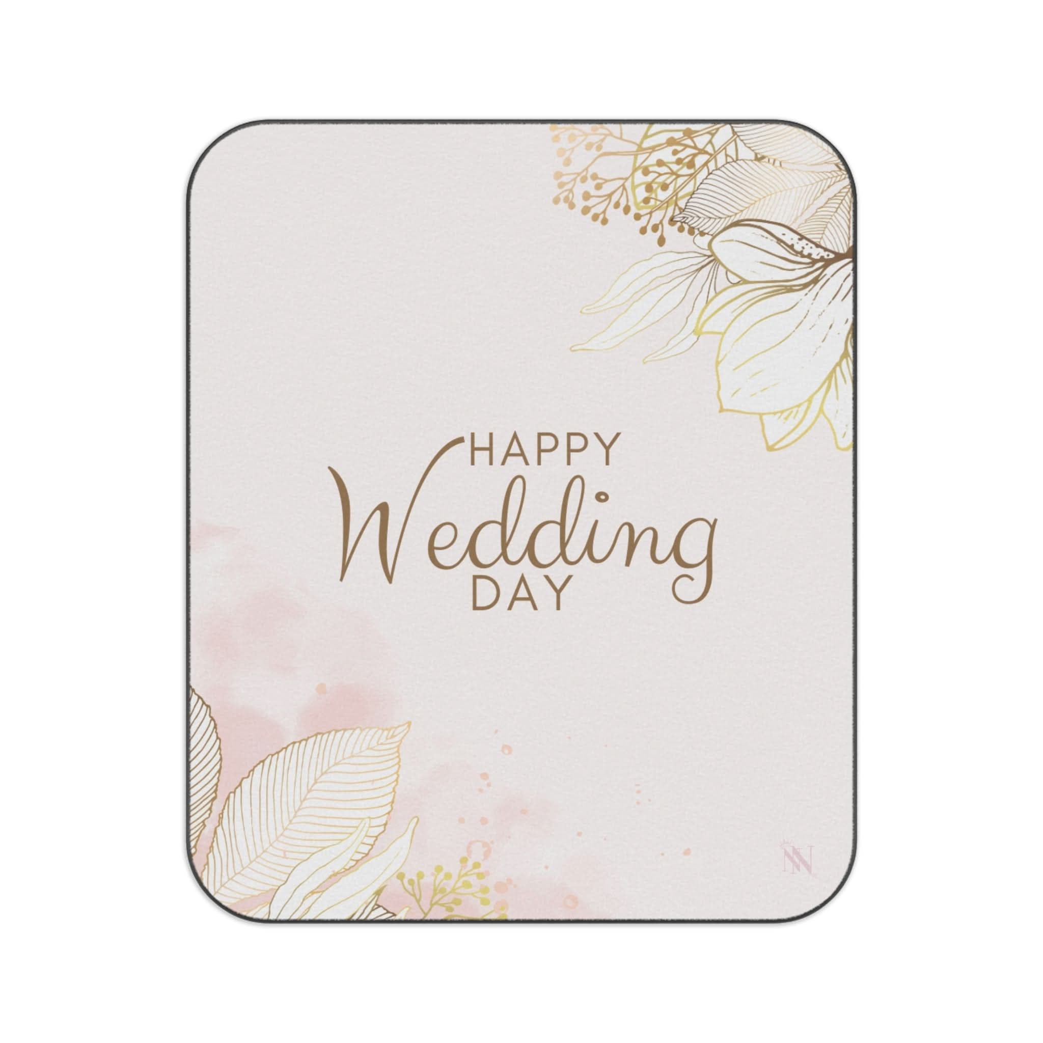 Happy Wedding Day | Mix Match Fun-Flirty Lovers’ Water-Resistant Blankets