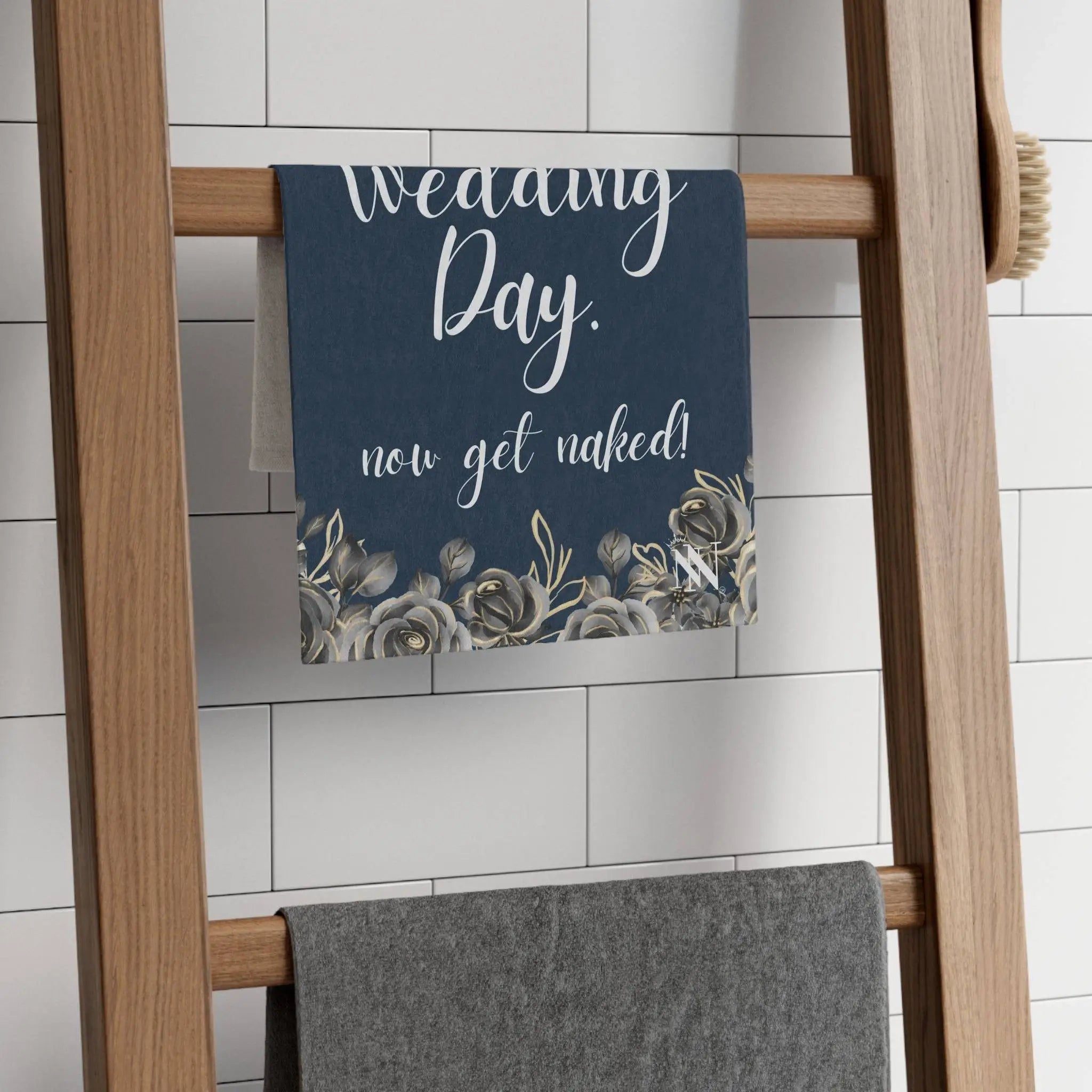 Happy Wedding Day | Mix & Match Soft Fun-Flirty Lovers’ Towels