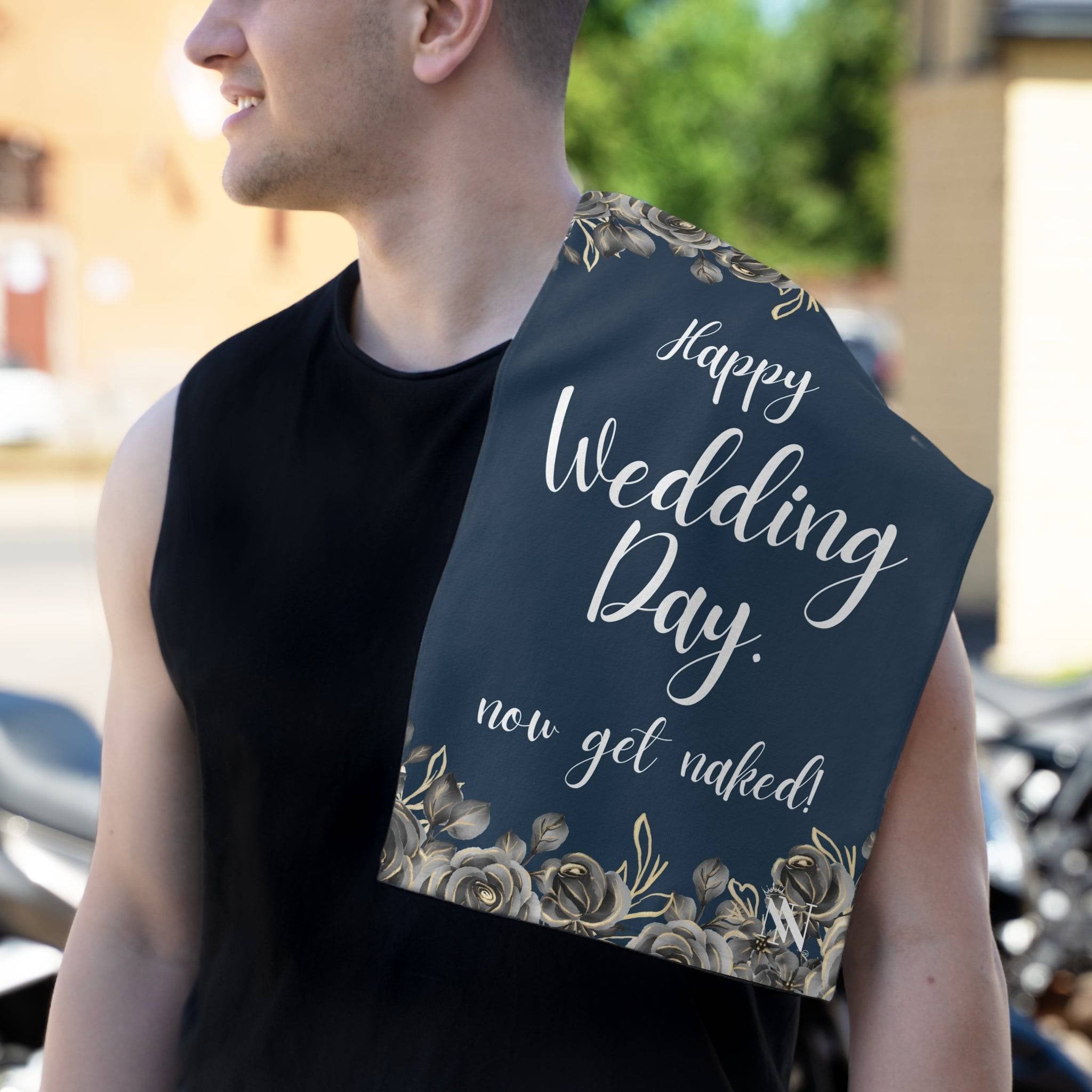 Happy Wedding Day | Mix & Match Soft Fun-Flirty Lovers’ Towels