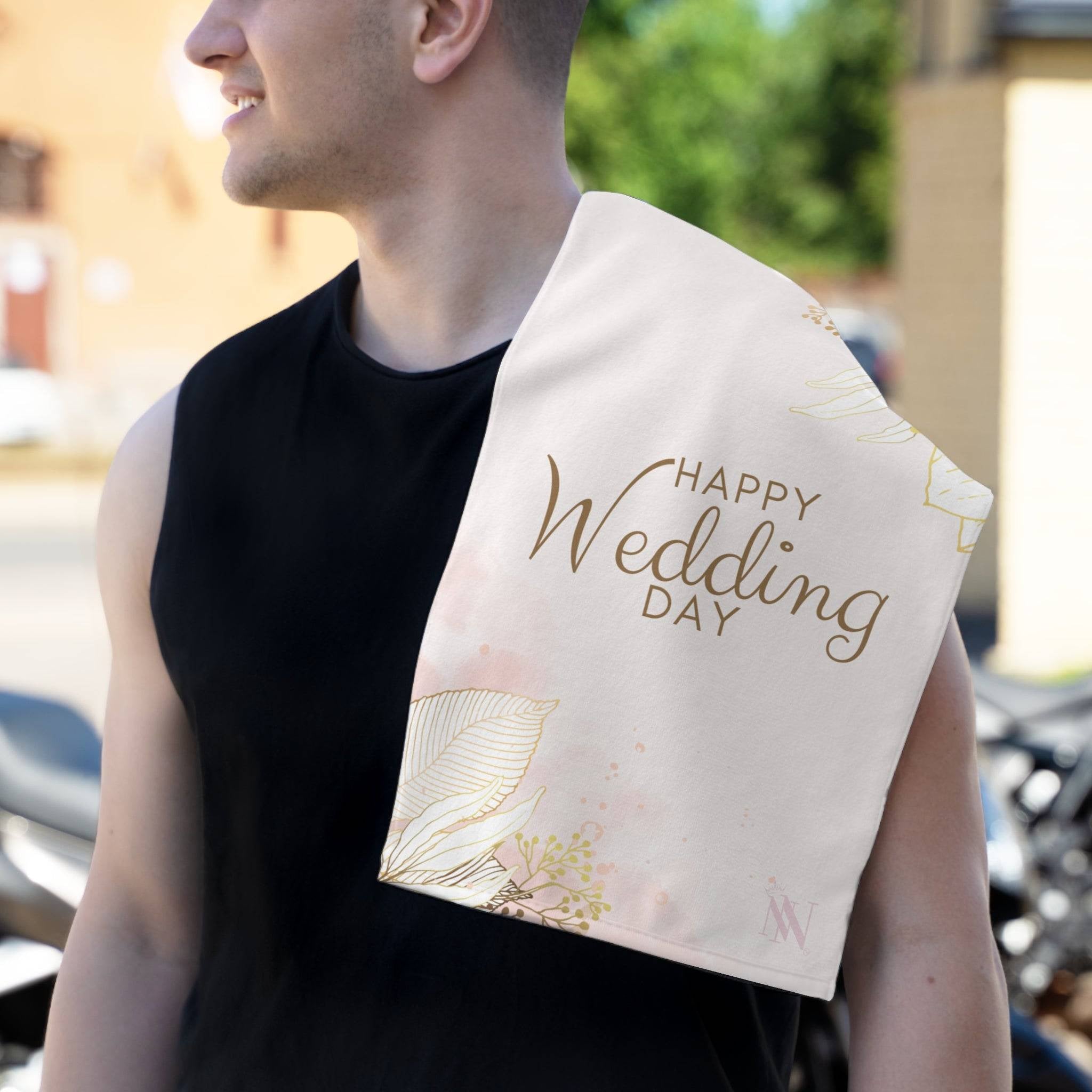 Happy Wedding Day | Mix & Match Soft Fun-Flirty Lovers’ Towels