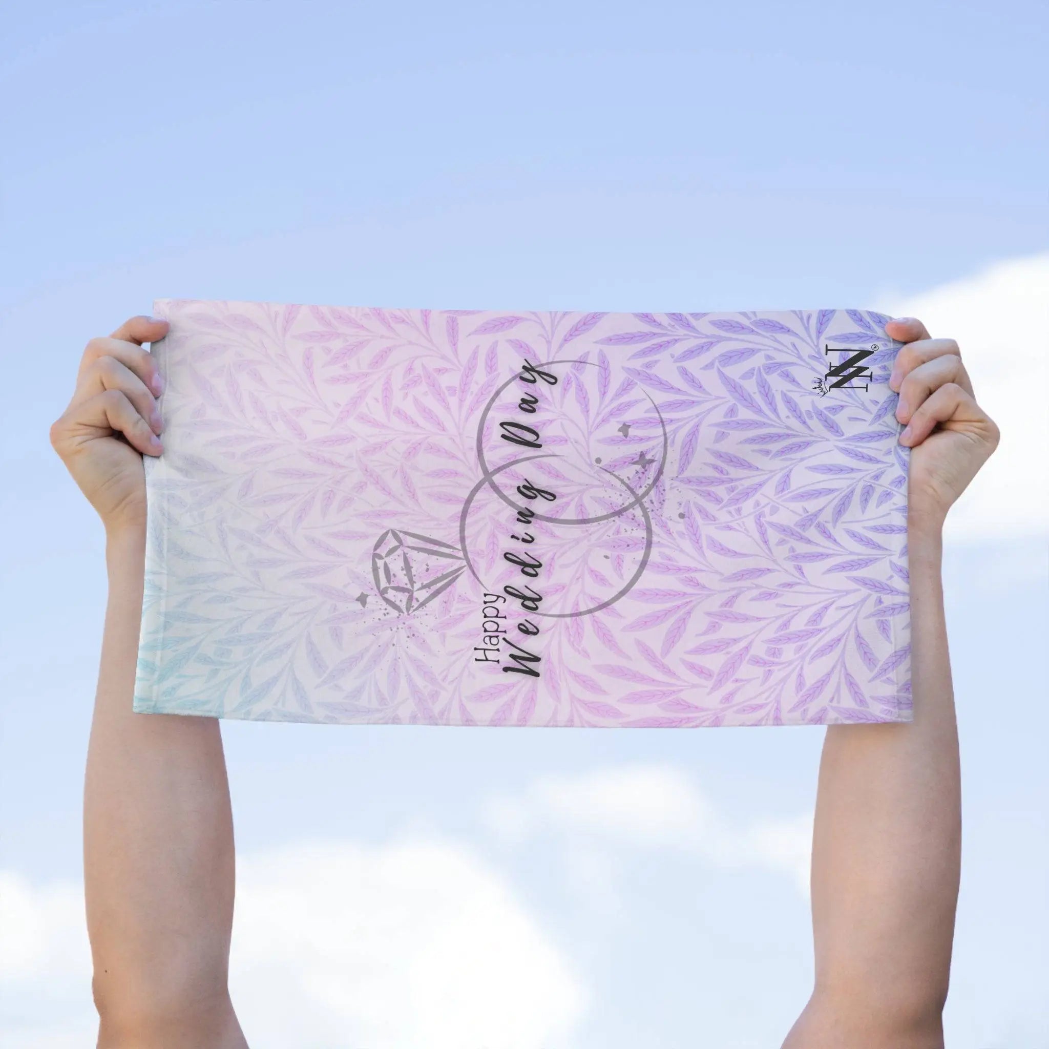 Happy Wedding Day | Mix & Match Soft Fun-Flirty Lovers’ Towels