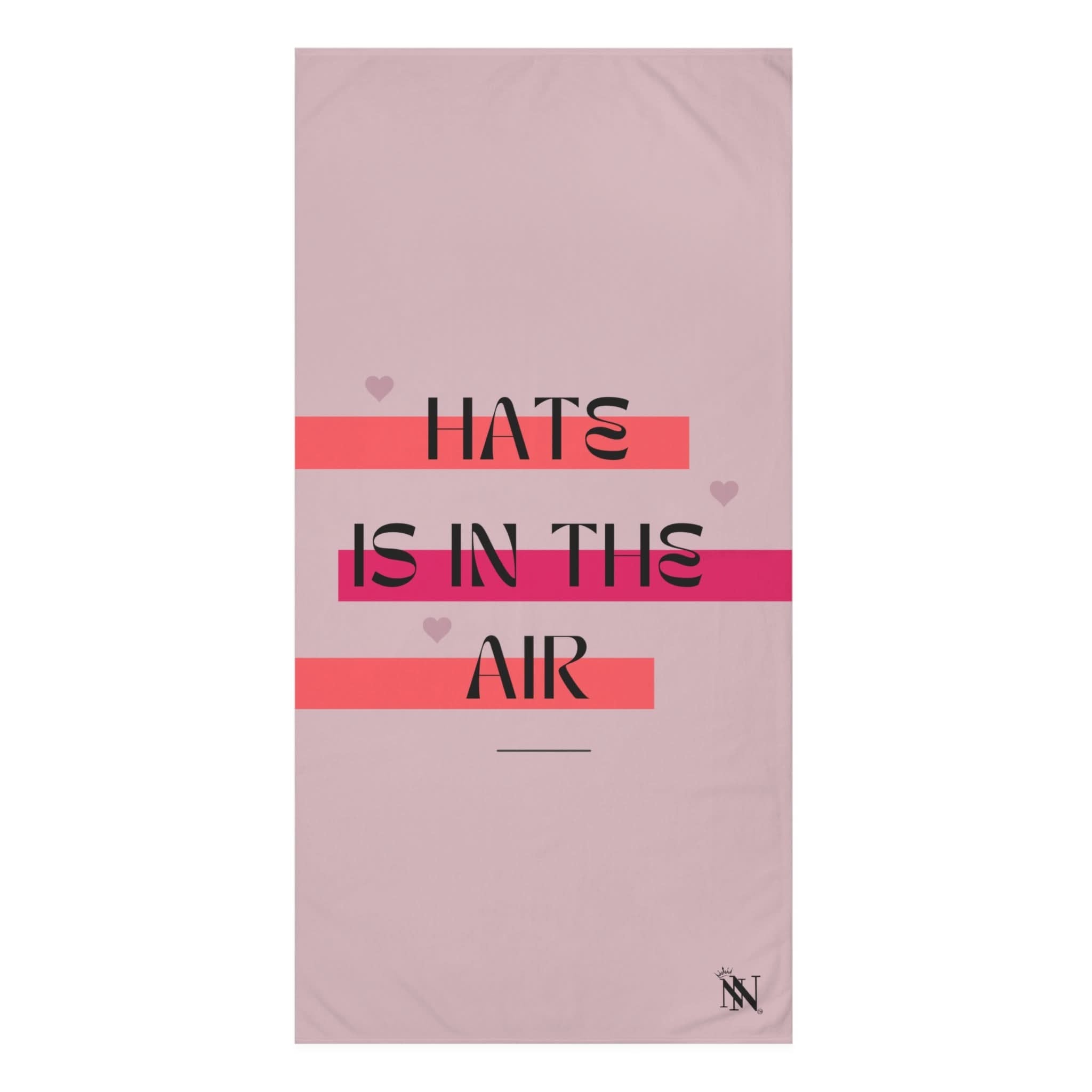 Hate is in the Air Fun XL Cum Towel | Big Bold & Sexy Stylish
