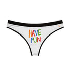Have Fun | Mix & Match Women’s Fun-Flirty Lovers’ Thongs
