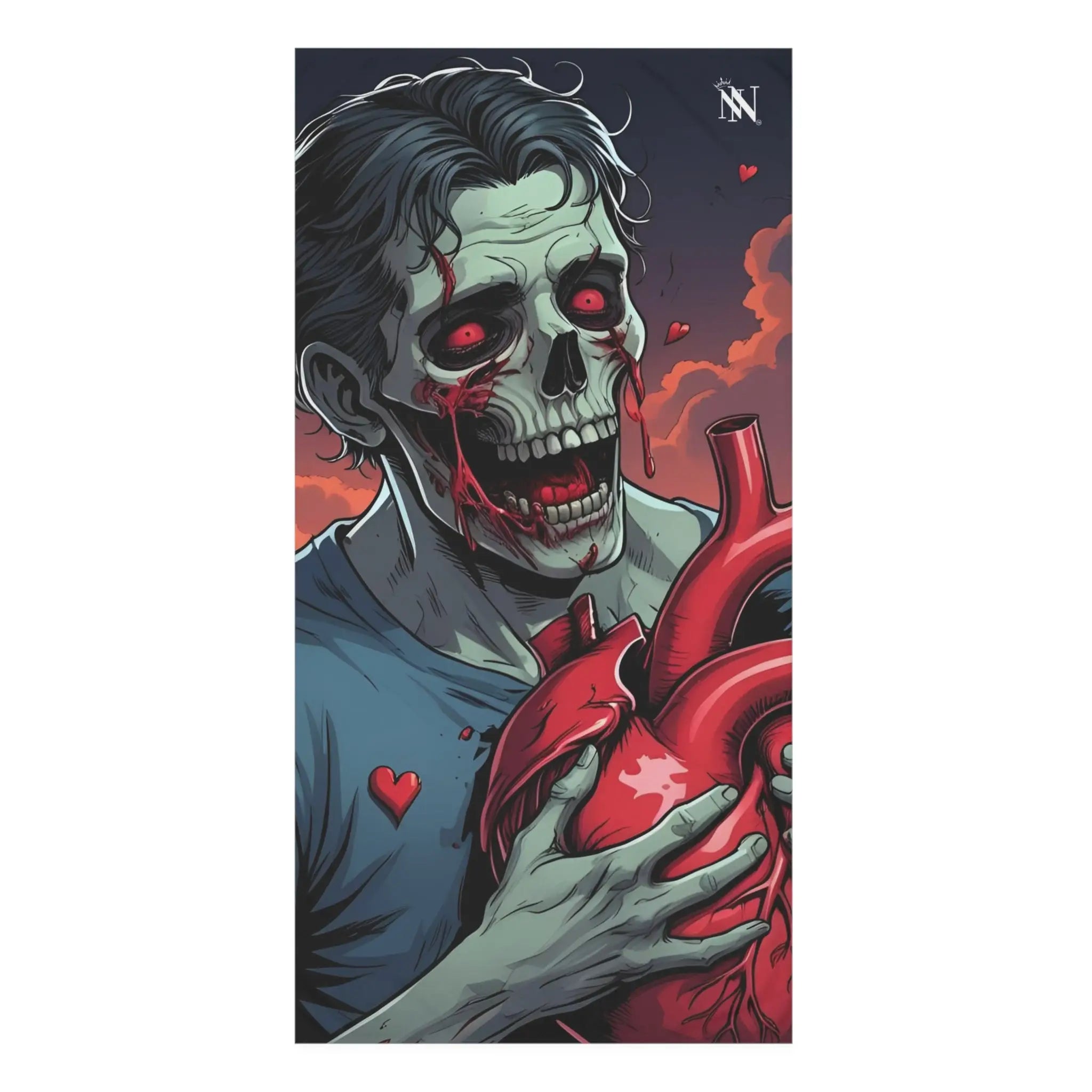 Have My Zombie Heart | Mix & Match XL Fun-Flirty Lovers’ Towels