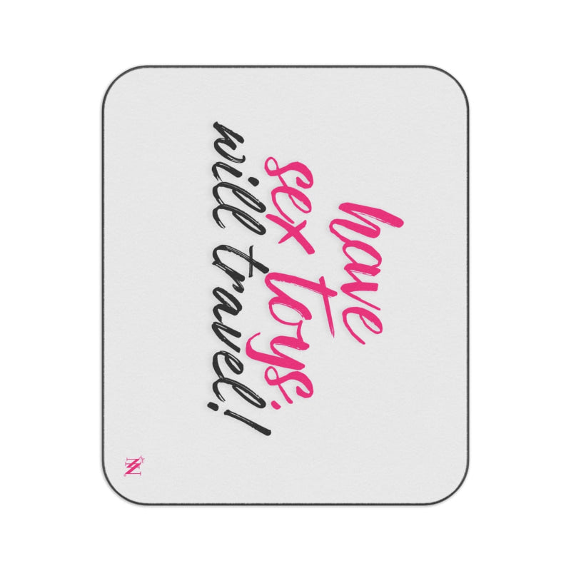 Have Sex Toys Will Travel! | Mix Match Fun-Flirty Lovers’ Water-Resistant Blankets