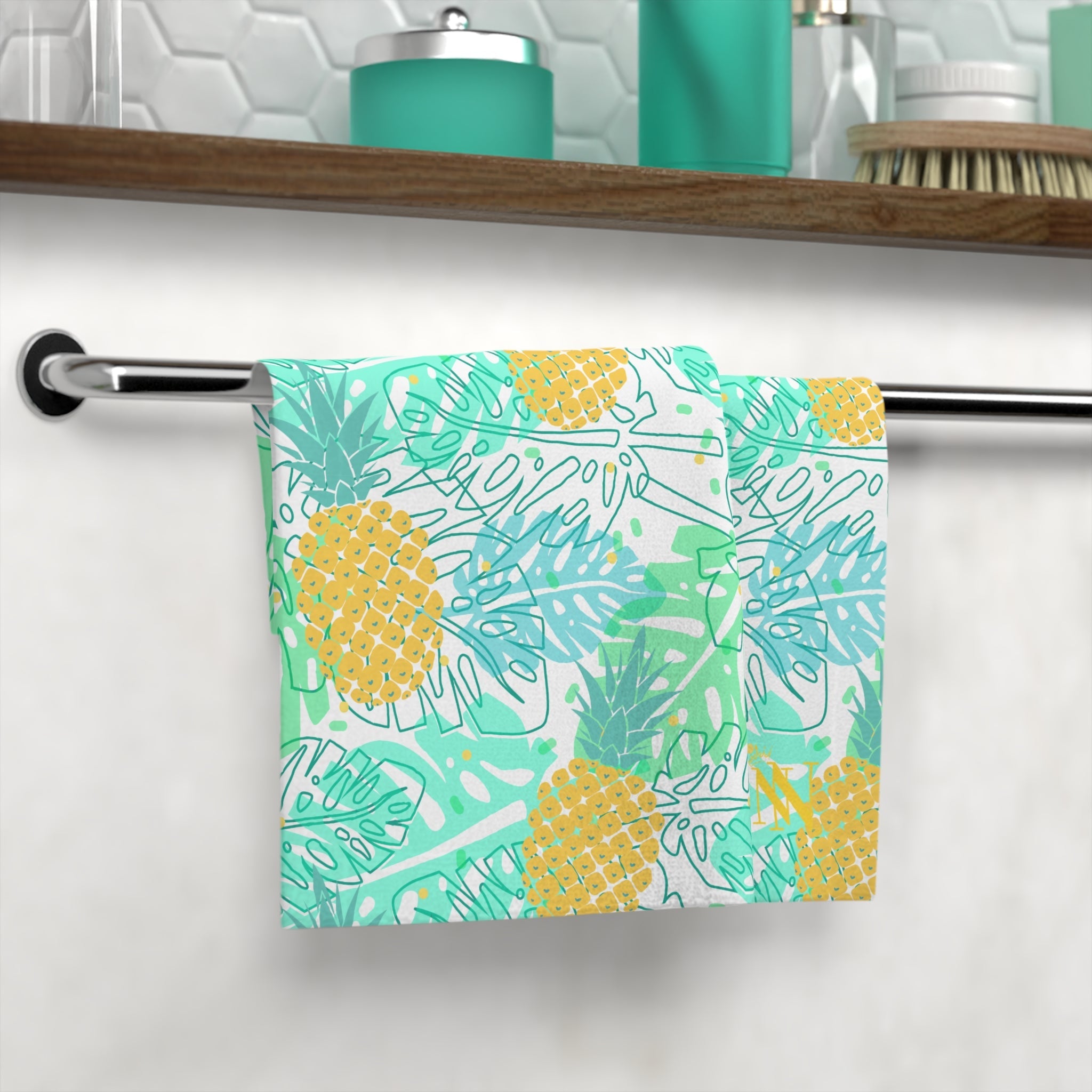 Hawaiian Pineapple Shirt | Mix & Match Lils’ Fun-Flirty Lovers’ Towels