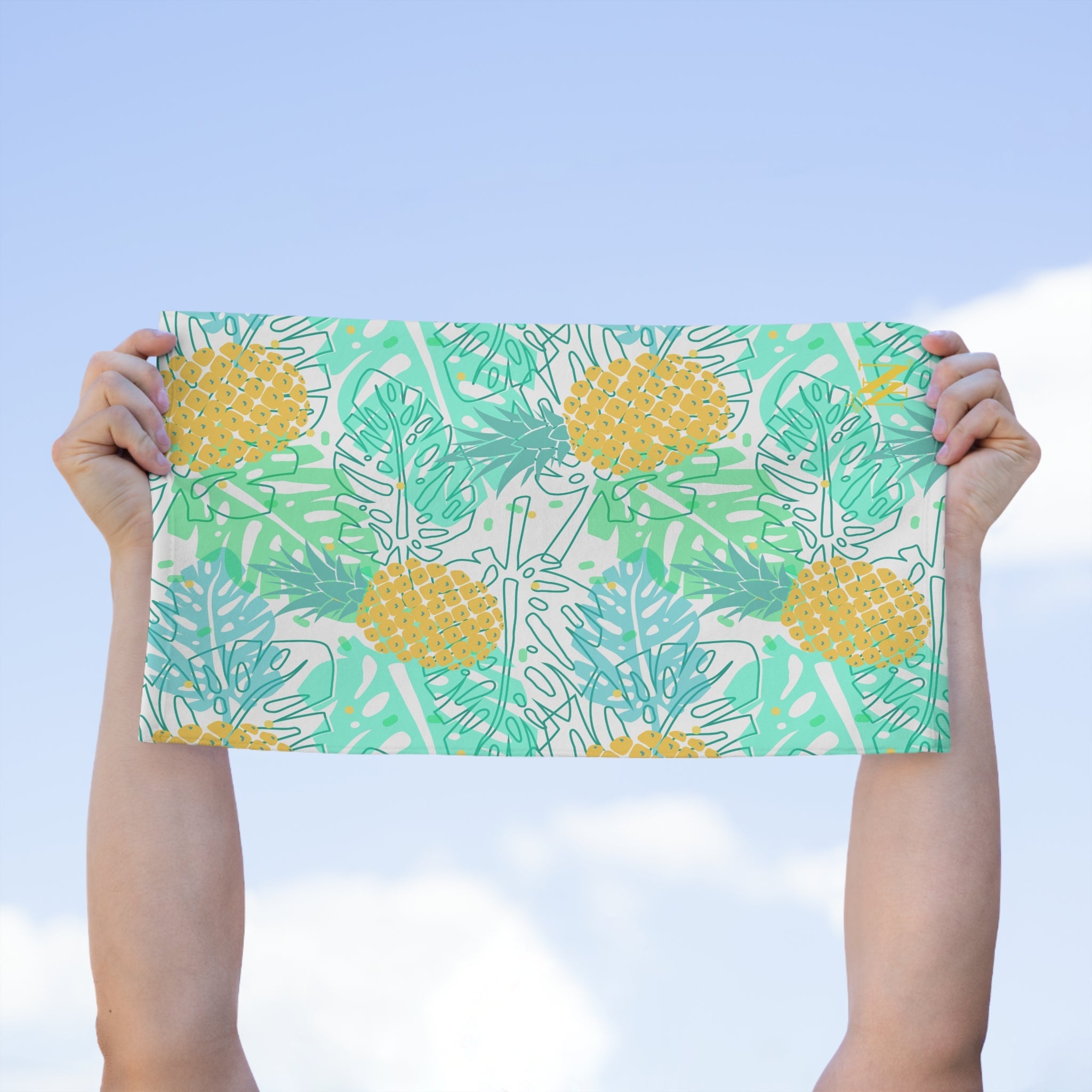 Hawaiian Pineapple Shirt | Mix & Match Soft Fun-Flirty Lovers’ Towels