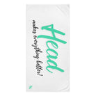 Head Makes Everything Better! Fun XL Cum Towel | Bold & Sexy Stylish