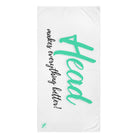 Head Makes Everything Better! Fun XL Cum Towel | Bold & Sexy Stylish