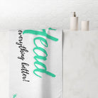 Head Makes Everything Better! Fun XL Cum Towel | Bold & Sexy Stylish