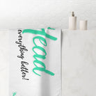 Head Makes Everything Better! Fun XL Cum Towel | Bold & Sexy Stylish