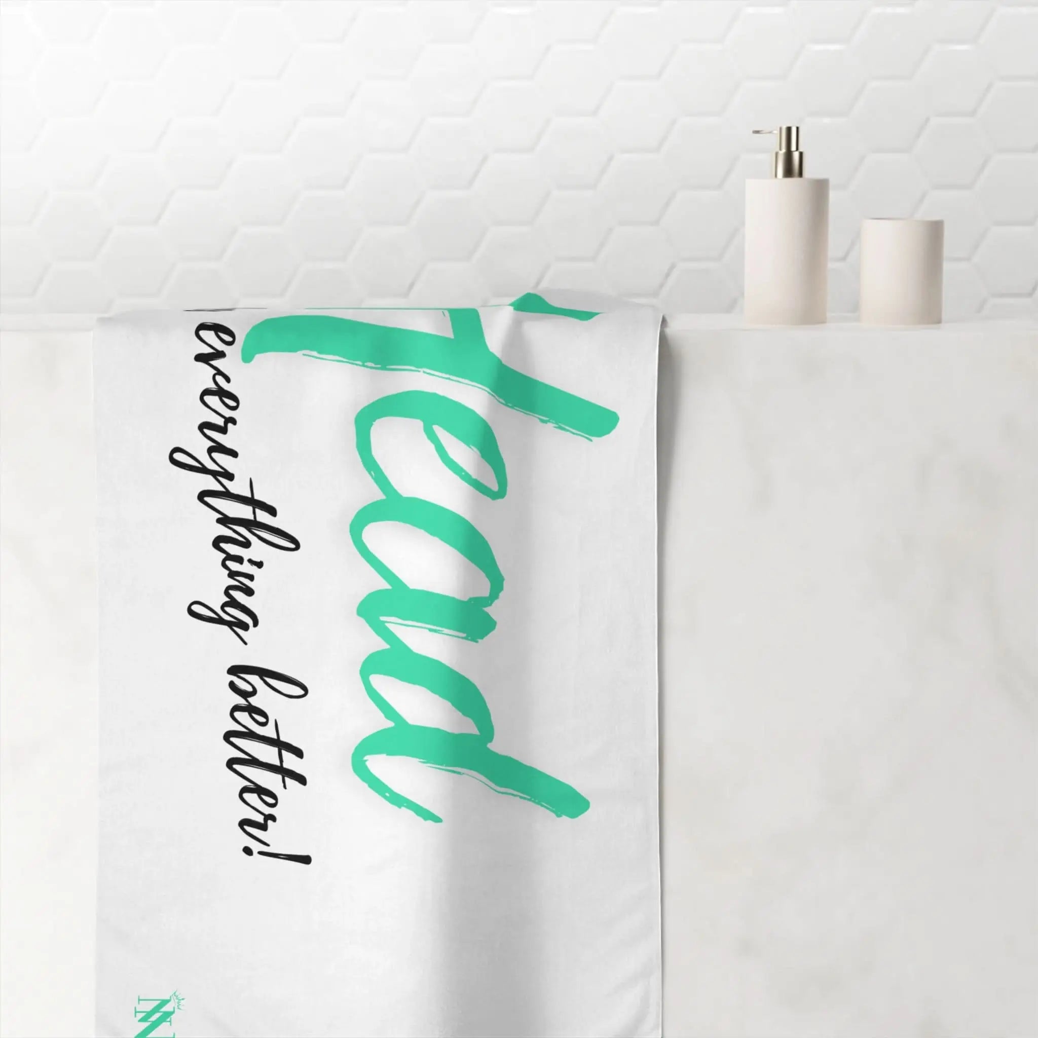 Head Makes Everything Better! Fun XL Cum Towel | Bold & Sexy Stylish