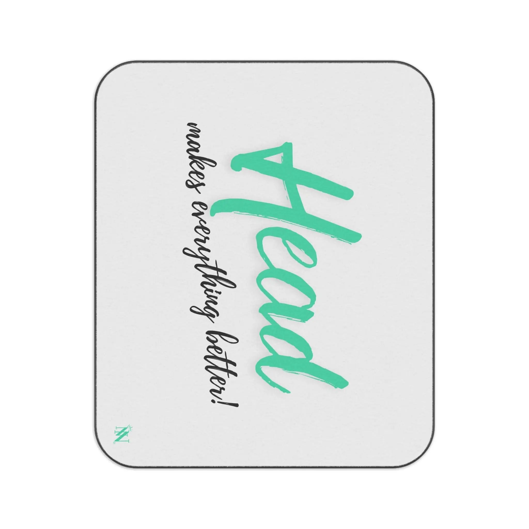 Head Makes Everything Better! | Mix Match Fun-Flirty Lovers’ Water-Resistant Blankets