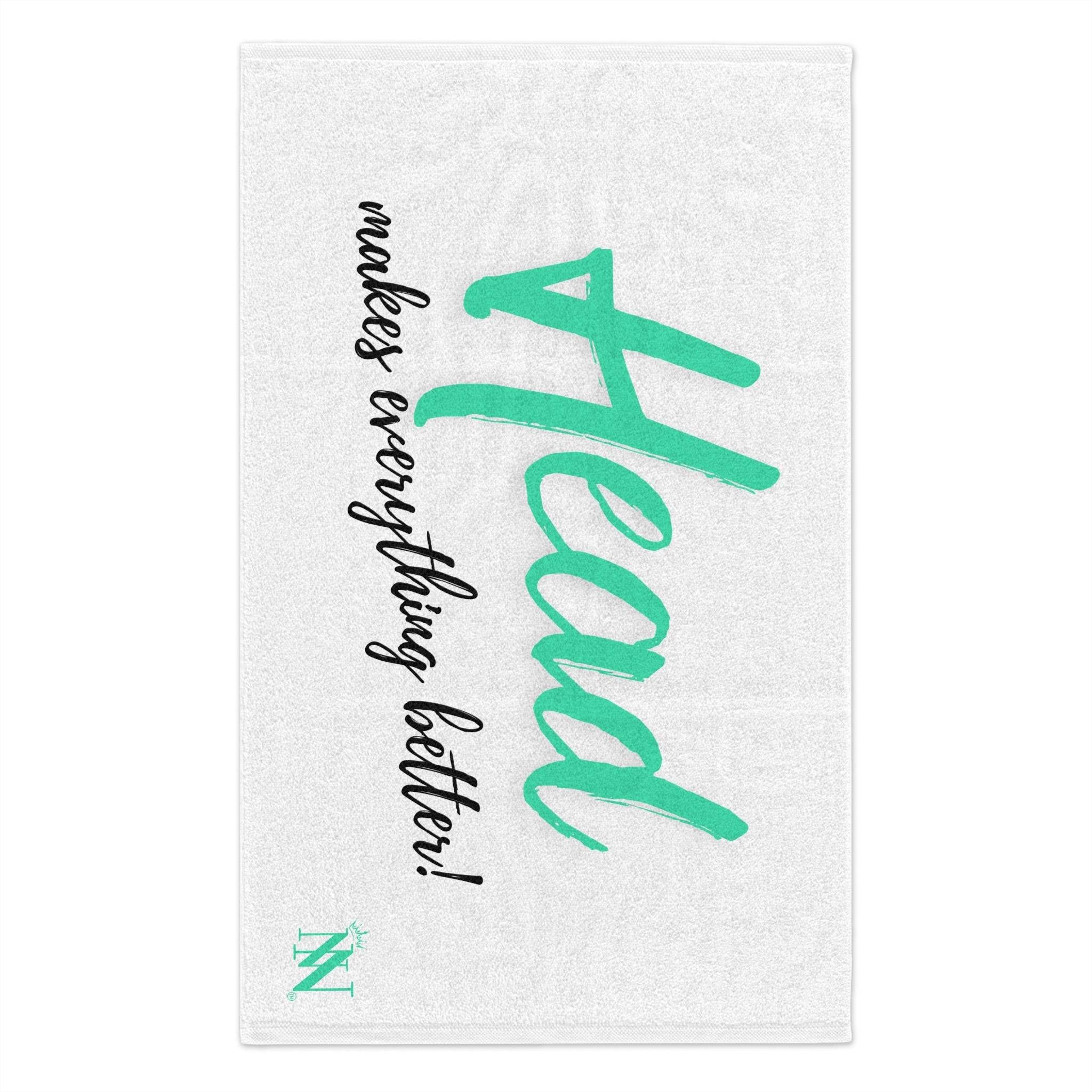 Head Makes Everything Better! | Mix & Match Soft Fun-Flirty Lovers’ Towels
