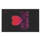 Heart Cum Dark Grey Mix Match Soft Sex Towels | Flirty Lovers’ Gifts