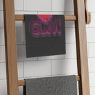 Heart Cum Dark Grey Mix Match Soft Sex Towels | Flirty Lovers’ Gifts