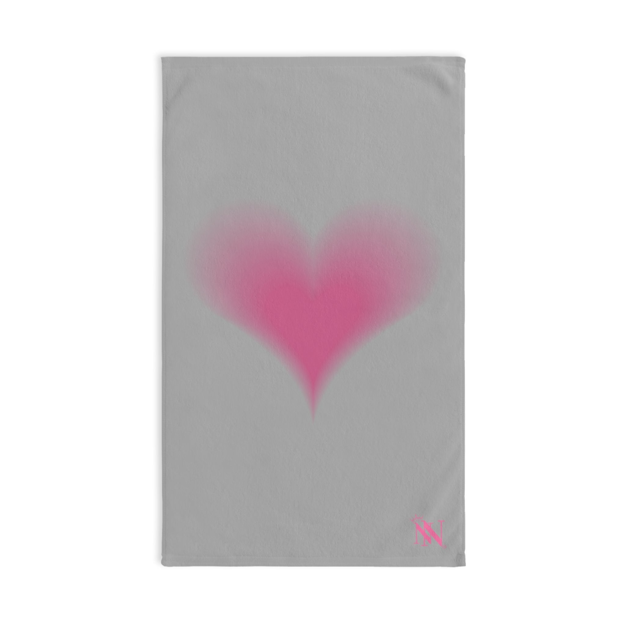 Heart Fades Light Grey | Mix & Match Original Fun-Flirty Lovers’ Towels