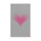 Heart Fades Light Grey | Mix & Match Original Fun-Flirty Lovers’ Towels