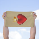 Heart King Gold | Mix & Match Soft Fun-Flirty Lovers’ Towels