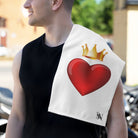 Heart King | Mix & Match Soft Fun-Flirty Lovers’ Towels